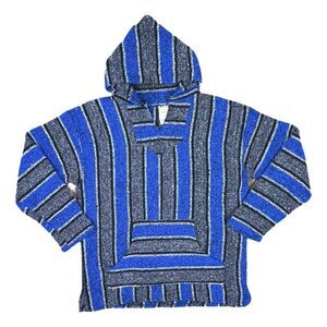 Vintage Sunspecs Baja Hoodie Pullover Drug Rug - Size Large
